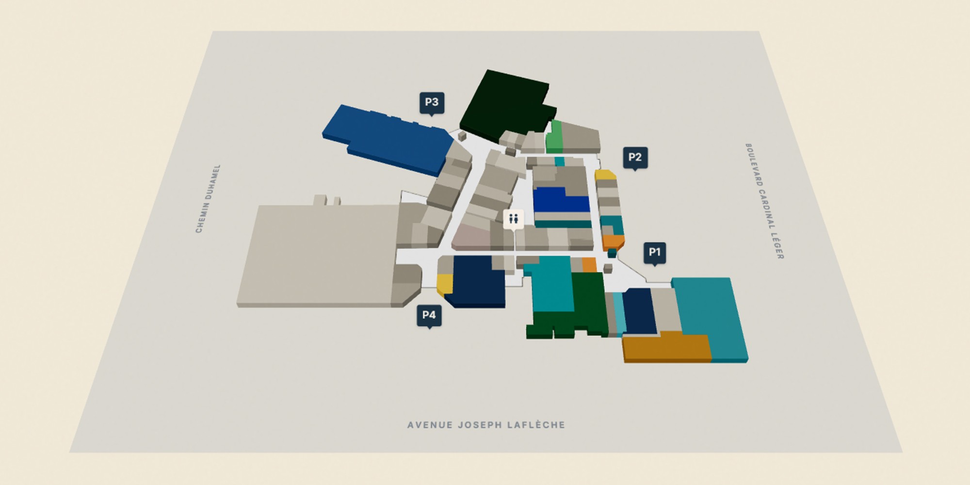 3D floor plan of Faubourg de l'Île